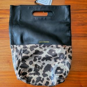 NWT Paco Rabanne Convertible Leather Tote Bag